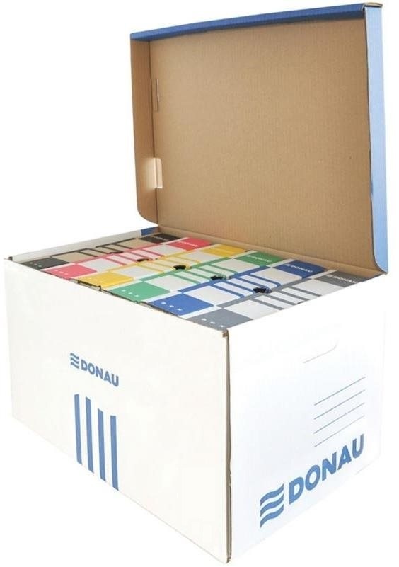 DONAU 55.8 x 37 x 31.5 cm, fehér - kék