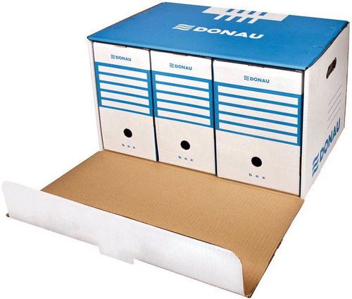 DONAU with front opening, blue - Archive Box - Main image