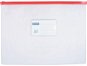 Document Folders DONAU plastic, zippered, A4, clear, 1 pc - Desky na dokumenty