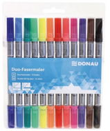 Filzstifte DONAU Duo Set 12 Farben - Fixy