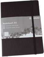 Notebook DONAU A5 96 Sheets, Squared, Black - Zápisník