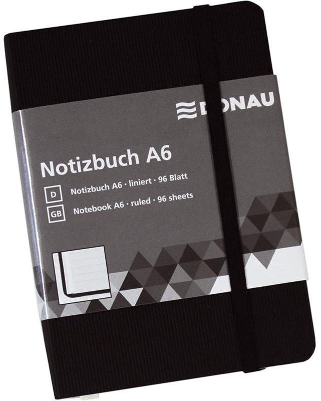 DONAU A6 96 lap, vonalas, fekete