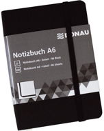 DONAU A6 96 Sheets, Lined, Black - Notebook