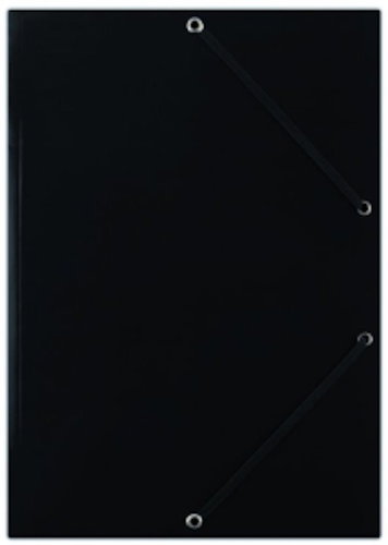 DONAU A4 Cardboard, Black - Document Folder - Main image