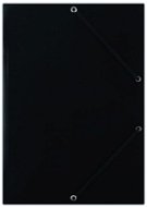 DONAU A4 Cardboard, Black - Document Folders