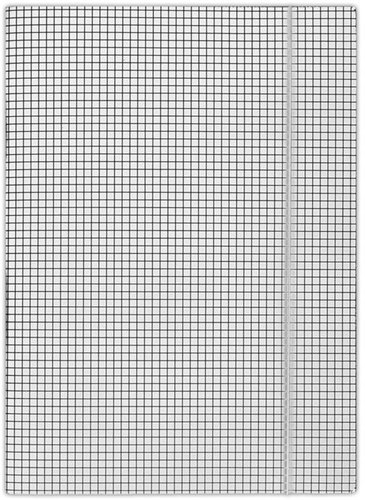 DONAU A4, White with Squares - Document Folder - Main image