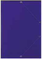 DONAU A4 Dokumentenmappe aus Karton - blau - Dokumentenmappe