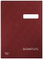 DONAU A4, burgundy - Document Folders