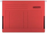 DONAU with side panels A4, red - pack of 5 - Document Folders