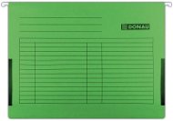 DONAU with side panels A4, green - pack of 5 - Document Folders
