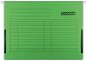 DONAU s bočnicami A4, zelené – balenie 5 ks - Dosky na dokumenty