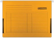 DONAU mit Seitenteilen A4, orange - Dokumentenmappe