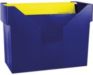 DONAU Box A4 blau + Mappen 5 Stück - Dokumentenmappe