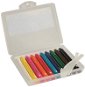DONAU Waterproof Crayons with Scraper - Pack of 10 - Wax Crayons