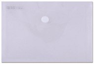 DONAU Dokumentenmappe aus Kunststoff - klappbar - mit Druckknopf - A6 - transparent - 10 Stück Packung - Dokumentenmappe