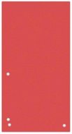 DONAU piros, papír, 1/3 A4, 235 x 105 mm - 100 db-os kiszerelés - Regiszter