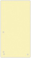 DONAU Trennblätter gelb - Papier - 1/3 A4 - 235 mm x 105 mm - 100 Stück Packung - Trennblätter