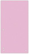 Roztrieďovač DONAU ružový, papierový, 1/3 A4, 235 × 105 mm – balenie 100 ks - Rozřaďovač