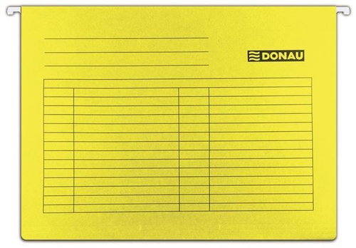 DONAU závěsné A4, žluté - balení 5 ks - Document Folder - Main image