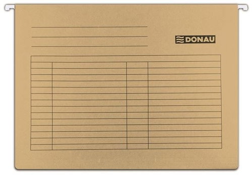 DONAU Hängemappen A4, braun - 5er-Pack - Dokumentenmappe - Hauptbild