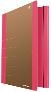 DONAU Life, papírové A4, 3 chlopně a gumička, neon růžová - Document Folders