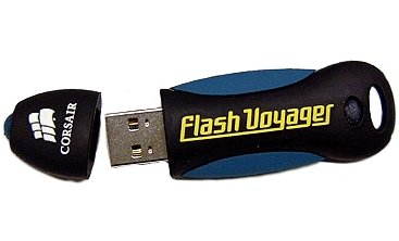 Corsair FlashDrive Voyager 256MB USB2.0 - ultrarychlý, gumový, voděodolný kryt, možnost šifrování! - Flash Drive - Main image