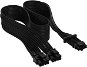 Tápkábel Corsair Premium Individually Sleeved 12+4pin PCIe Gen 5 12VHPWR 600W cable Type 4 Black - Napájecí kabel