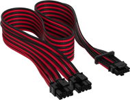 Corsair Premium Individually Sleeved 12+4pin PCIe Gen 5 12VHPWR 600 W cable Type 4 Red/Black - Napájací kábel