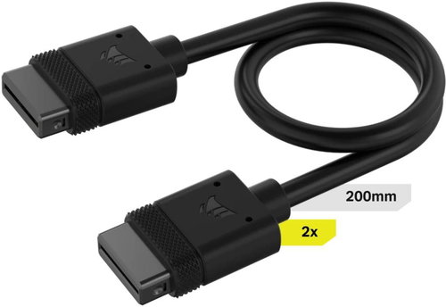 Corsair iCUE LINK Cable 2× 200 mm - RGB tartozék - Fő fotó