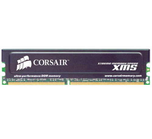 512MB DDR 500MHz PC4000 CL3-4-4-8 Corsair XMS Black BOX - - - Main image