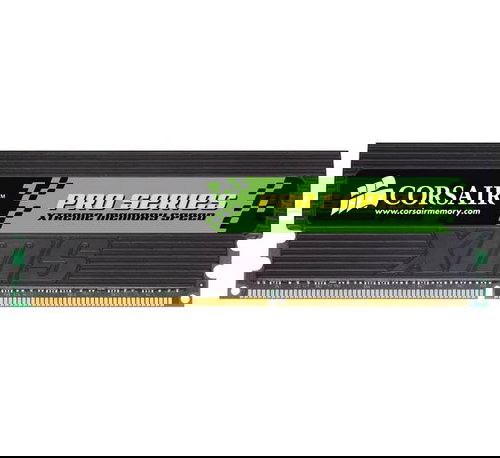1GB DDR 400MHz PC3200 CL3-3-3-8 Corsair XMS Black BOX, LED diody - - - Main image