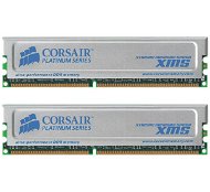 1GB (KIT 2x512MB) DDR 400MHz PC3200 CL2-2-2-5 Corsair TWINX XMS XL Platinum BOX - vhodné pro DualCha - -