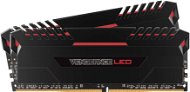 Corsair 16GB KIT DDR4 DRAM 3200MHz CL16 Vengeance LED piros - RAM memória