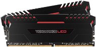 Corsair 32GB KDR DDR3 DRAM 3200MHz CL16 Vengeance LED - Red LED - RAM