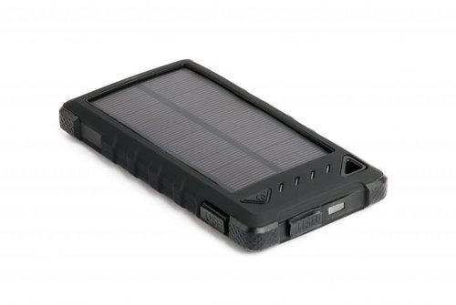 DOCA Powerbank Solar 8000mAh black - Power Bank - Main image