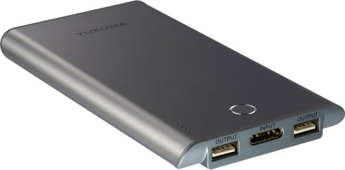 DOCA Powerbank YUKUMA 10000mAh Grey - Power Bank - Main image