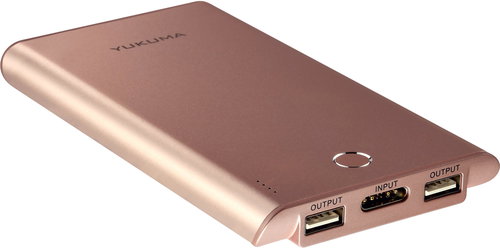 DOCA Powerbank YUKUMA 10000mAh pink - Power Bank - Main image