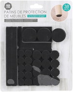 DOCHTMANN Sada filcových podložek černá 38 ks - Lepicí podložka