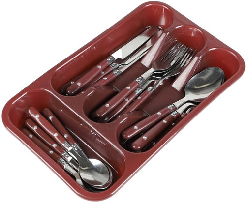 DOCHTMANN Sideboard with cutlery, mix of colours - Cutlery Tray - Main image