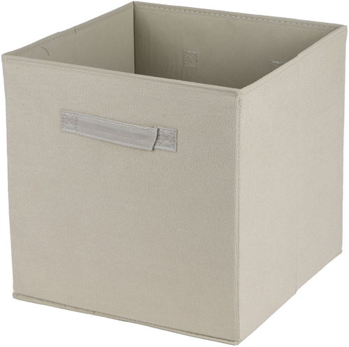 DOCHTMANN Callax box, storage box corduroy, beige 31 × 31 × 31 cm - Storage Box - Main image