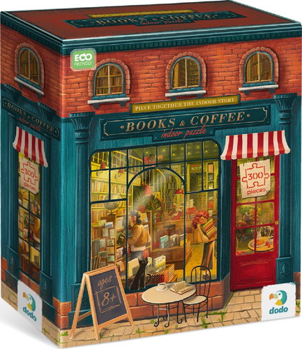 DODO Puzzle Shops: Bookstore 300 pieces - Jigsaw Puzzle - Main image