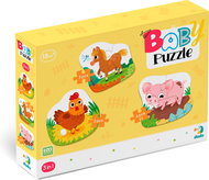 DODO Baby puzzle Farm animals 3in1 (2,3,4 pieces) - Jigsaw Puzzle