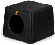 Rexproduct Bed and kennel 2in1 Up and Down Black (circular entrance) L - Pet Bed