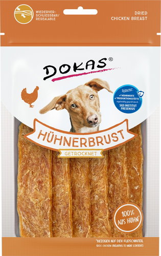 Dokas Chicken breast slices 70 g - Dog Treats - Main image