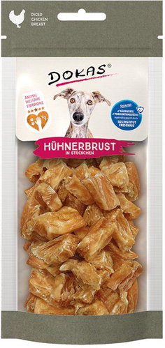 Dokas Chicken breast strips animal welfare 50 g - Dog Treats - Main image