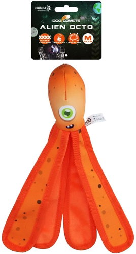 Dog Comets Alien squid orange M / 28 cm - Dog Toy - Main image