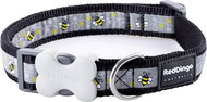 Red Dingo Bumble Bee Black 20 mm x 30-47 cm - Dog Collar