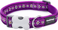 Red Dingo Daisy Chain Purple 20 mm x 30-47 cm - Dog Collar