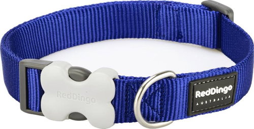 Red Dingo Dark blue 25 mm x 41-63 cm - Dog Collar - Main image