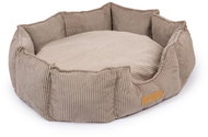 Dogeste round bed NEST corduroy, beige - Pet Bed